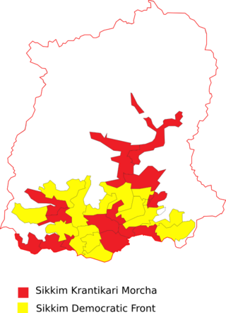 <span class="mw-page-title-main">2019 Sikkim Legislative Assembly election</span> Sikkim Legislative Assembly election, 2019