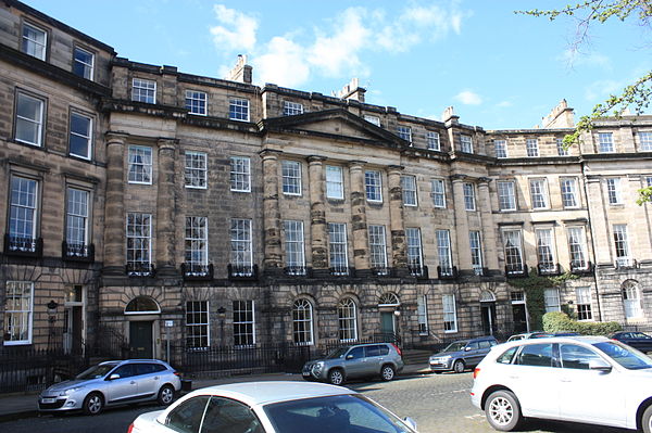 22 to 24 Moray Place Edinburgh. 24, to the left, was the home of Lord Jeffrey