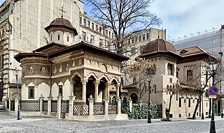 <span class="mw-page-title-main">Stavropoleos Monastery</span> Monastery in Bucharest, Romania