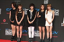 4Minute at the 2009 Mnet Asian Music Awards