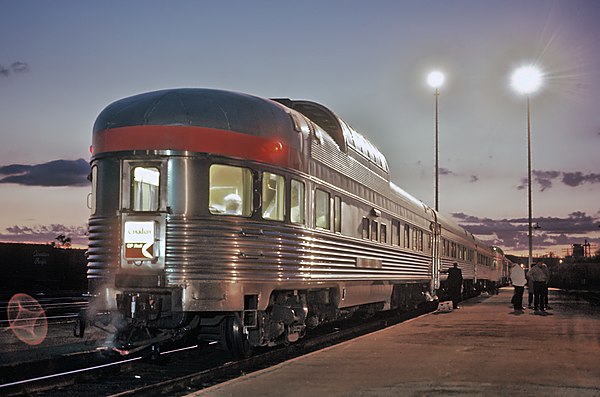 The train in the film was a disguised Canadian Pacific passenger train with an observation car. Much of the filming took place in Canada between Toron