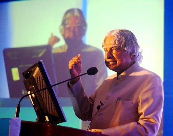 A. P. J. Abdul Kalam delivering a speech