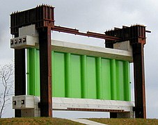 Viaduc de Meaux : Poutre d'essai avec une âme "plano-tubulaire" (APT).