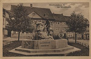 AK Nordhausen, Baltzerbrunnen (1924).jpg