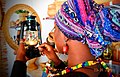 A Northern Ghana Woman in Her Traditional Kitchen