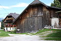 Deutsch: Bauernhof,Aignerhof Trinker, Wirtschaftsgebäude, Gössenberg, Steiermark, Ennstal English: farm, Aignerhof Trinker,farm building, Gössenberg, Styria, Austria