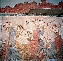 Spring Fresco, Akrotiri, Santorini (Around 1550 – 1500 b.c., National Archaeological Museum of Athens)