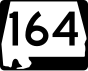 Stan trasy 164 znacznik