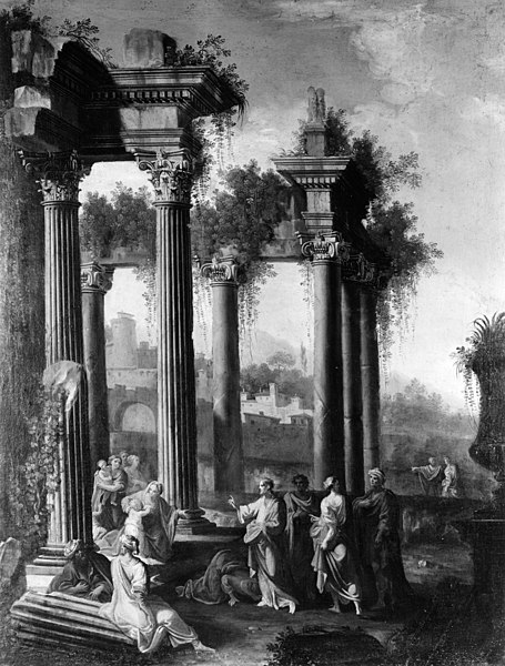 File:Alberto Carlieri - Christ Blessing Little Children among Classical Ruins - Walters 37525.jpg