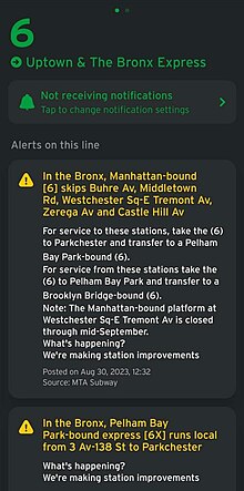 MTA Subway GTFS-rt Alerts being posted on Transit App Alerts Transit App New York City.jpg