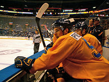 Pietrangelo at the Blues 2008 FanFest, weeks before signing his entry-level contract. Alex Pietrangelo.jpg