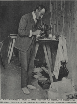 <span class="mw-page-title-main">Alfred Lucas (chemist)</span> English chemist and part of Tutankhamun excavation team