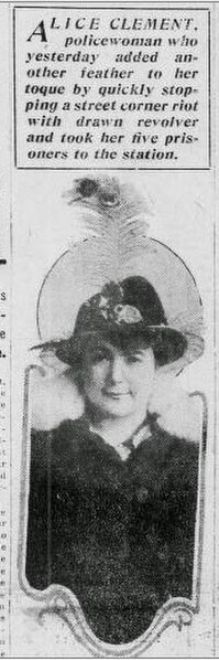 CPD Detective Alice Clement 1915