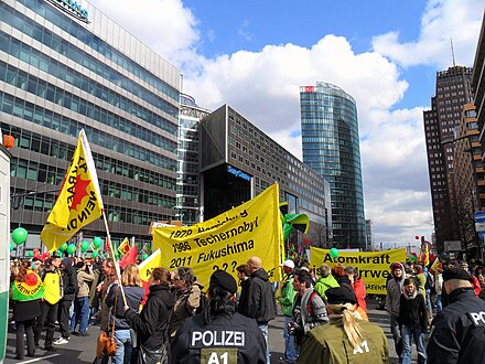Nuclear power protest in Berlin, 2011