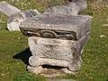 Capital from the late 5th-century "Basilica A" at Philippi