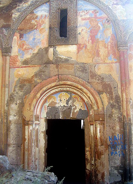 Armenian frescoes deteriorating in neglect