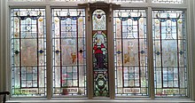 Stained glass in the first floor window Art Nouveau photos.jpg