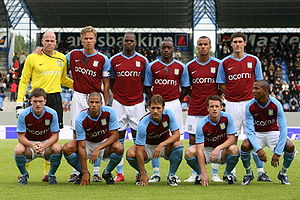 Aston Villa team vs FH August 2008.jpg