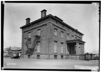 Aycrigg Mansion, Main Avenue, Passaic, Passaic County, NJ Photos from Survey HABS NJ-413 - EXTERIOR - LOOKING NORTH.tif