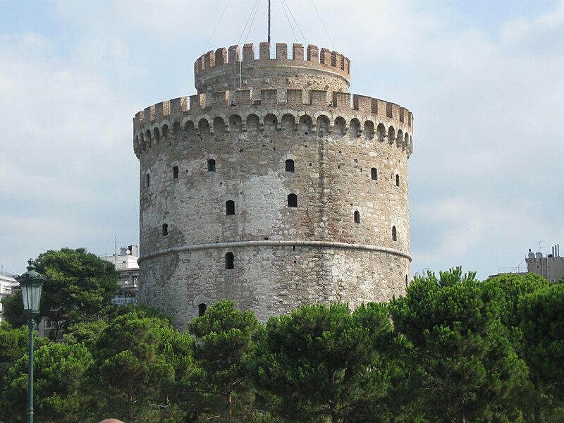 File:Bílá věž, Thesalloniki.jpg