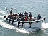Börteboot Rasmus vor Helgoland