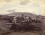 Jahanzeb's mausoleum, near Aurangabad in 1860s Banu Begum's mausoleum near Aurungabad in the 1860s.jpg