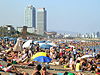 The seafront at Barceloneta