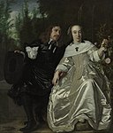 Bartholomeus van der helst the - Abraham del Pengadilan dan istrinya Maria de Kaersgieter - Google Art Project.jpg