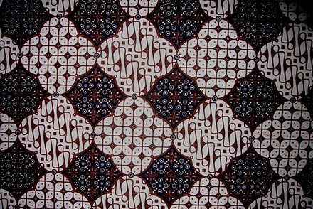A batik pattern from Yogyakarta.