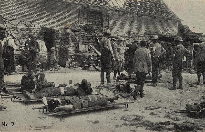 File:Battle of Messines. Anzac Field Dressing Station, 7 June 1917 (17438653899).jpg