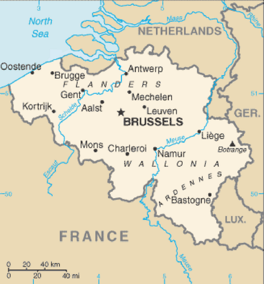 Regelen Het koud krijgen breuk Geografie van België - Wikiwand