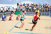 Deutsch: Deutsche Beachhandball-Meisterschaften 2022; Tag 3: 7. August 2022 – Frauen,Finale, Beach Bazis Schleissheim – Minga Turtles Ismaning 2:1 (20:26, 24:20, 8:6) English: German Beach handball Championships; Day 3: 7 August 2022 – Women Final – Beach Bazis Schleissheim Vs Minga Turtles Ismaning 2:1 (20:26, 24:20, 8:6)