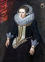 Madame Van Schurman, 1617, huile sur panneau, (Musée des Beaux-Arts de Carcassonne).