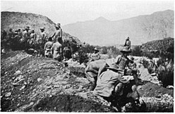 2-5th Digging in on reaching Walai Beginning of Week-end War, 1908.jpg