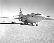 Un Bell X-1 au sol.