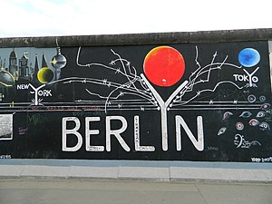 East Side Gallery: Galleri på del av Berlinmuren