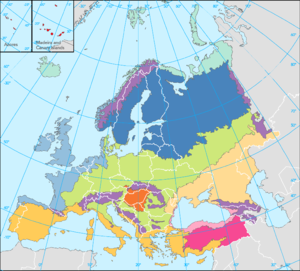 Biogeografiset alueet Euroopassa