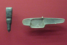 Mexico, probably Guerrero, Olmec Blood-letter Handle, 1000-600BC Bloodletter Handle (left).jpg