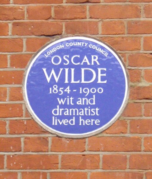 File:Blue Plaque (Oscar Wilde 1854 - 1900), 34 Tite Street, London-geograph-1163963.jpg