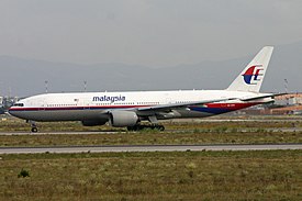 Boeing 777-2H6ER 9M-MRD Malaysian (6658105143).jpg