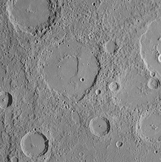 <span class="mw-page-title-main">Boethius (Mercurian crater)</span> Crater on Mercury