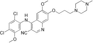 Structure of bosutinib