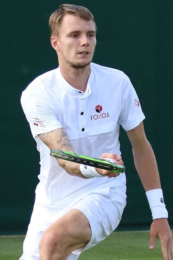 Bublik at the 2019 Wimbledon Championships