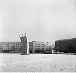Luftbrückendenkmal i Berlin år 1954, rest 1951