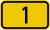 Bundesstrasse 1 number.svg