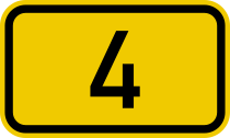 Bundesstraße 4 number.svg