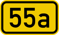 File:Bundesstraße 55a number.svg