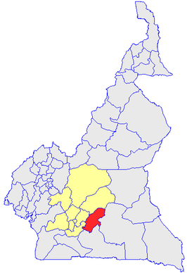 Kaart van Nyong-et-Mfoumou