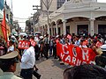 COR (Regional Workers Centre) of Warnes at Bicentenario celebrations in Santa Cruz de la Sierra