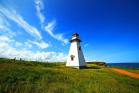 Cape Tryon Lighthouse, Prince Edward Island. Photographer: William Li